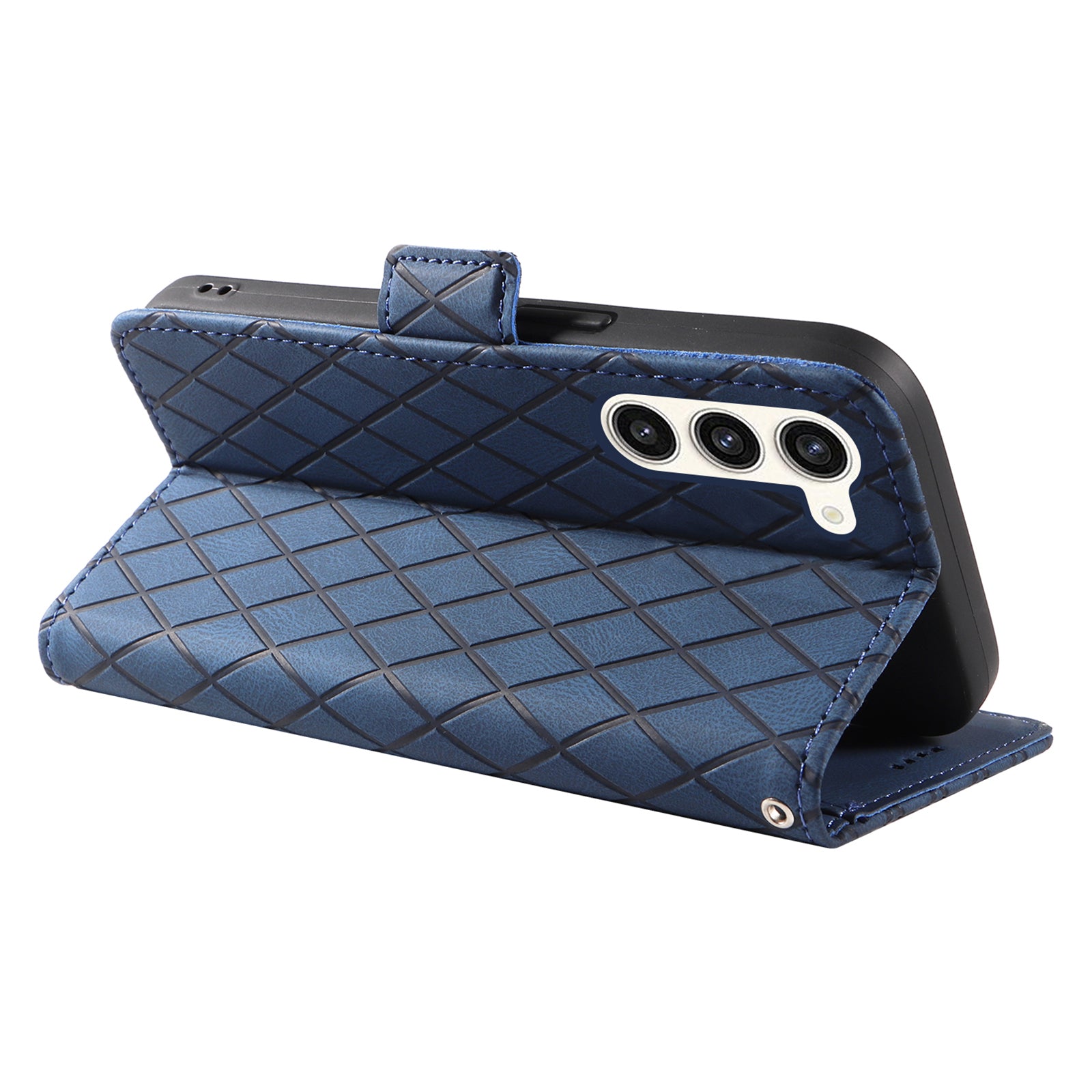 For Samsung Galaxy S23 PU Leather Case Wallet Rhombus Imprinted Stand Cover For Samsung Galaxy S23 PU Leather Case Wallet Rhombus Imprinted Stand Cover